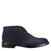 blue suede dress boots Navy Men's Chelsea Boot Soft Cowhide Leather Lined EVA Insole Bed Premium Leather Outsole Leather Heel Stack with Partial Rubber Cap Rust Proof Hidden Eyelets Premium Blake Stitched Construction making the shoes light Dark Blue Suede Leather Ankle