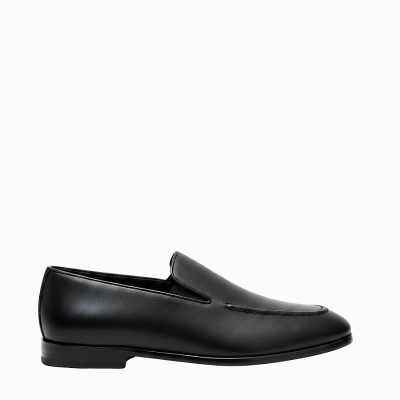 Polished Leather Italian Loafers For Daily Comfort