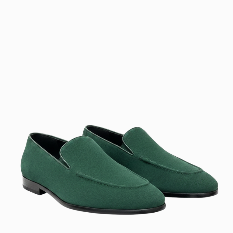 Men's Suede Italian Loafers For Daily Comfort