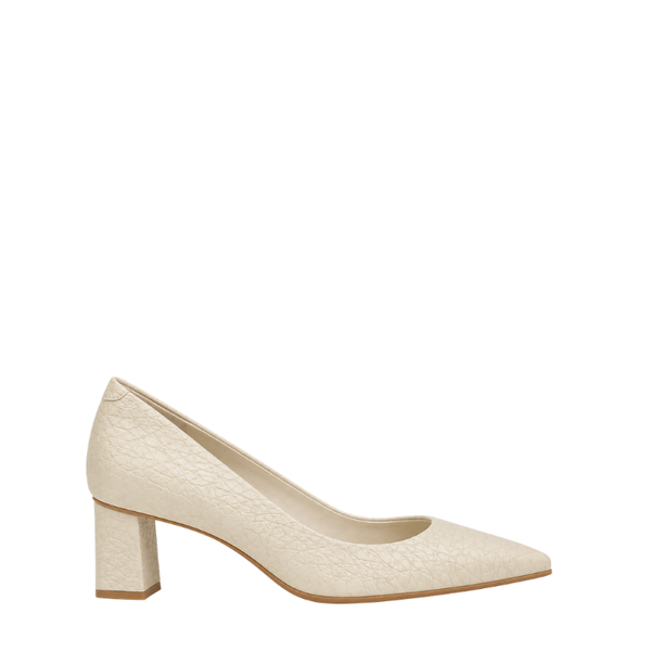 Premium Elegant Textured Block Pump Heels