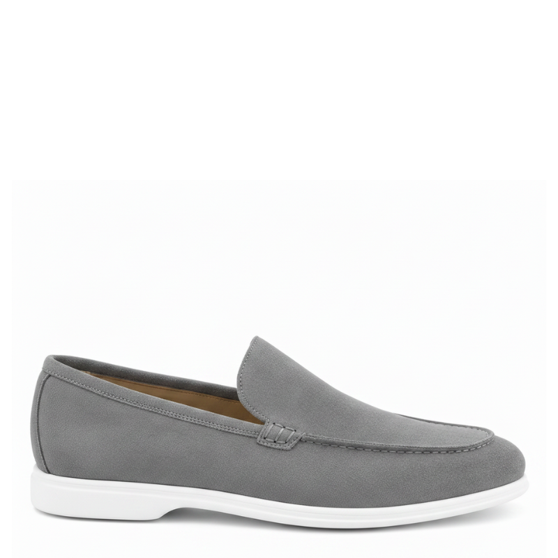 Premium Suede Leather Beige Loafer For Men