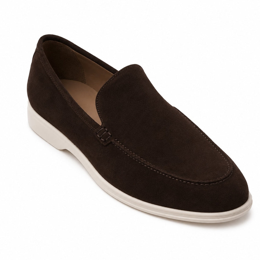 Premium Suede Leather Beige Loafer For Men