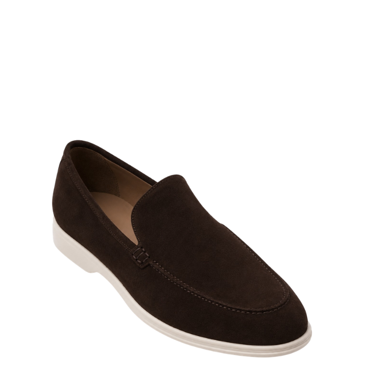 Premium Suede Leather Beige Loafer For Men