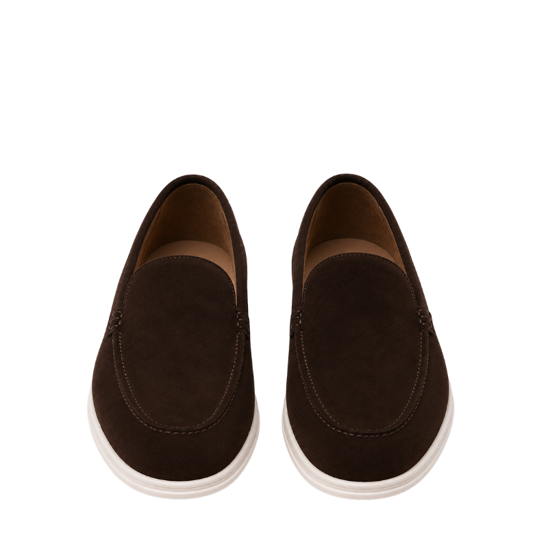 Premium Suede Leather Beige Loafer For Men