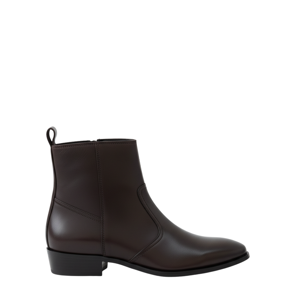 Prime Block Heel Italian Chelsea Boots