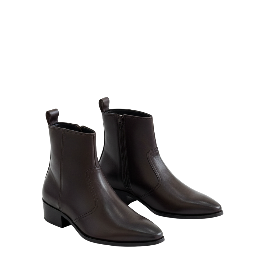 Prime Block Heel Italian Chelsea Boots