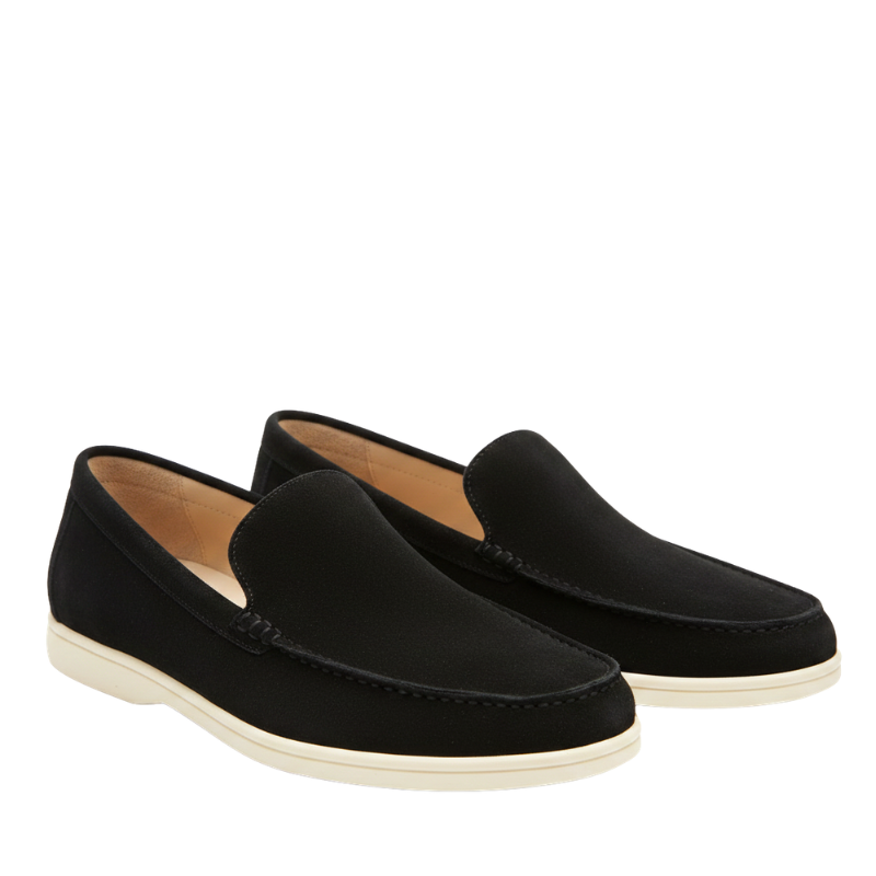 Hybrid Suede Italian Edition Comfort Style Loafers