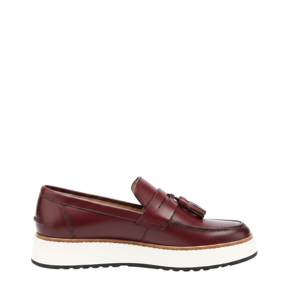 Pure Essence Italian Leather Tassel Loafers
