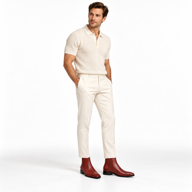 Ravello Square-Toe Chelsea Boots