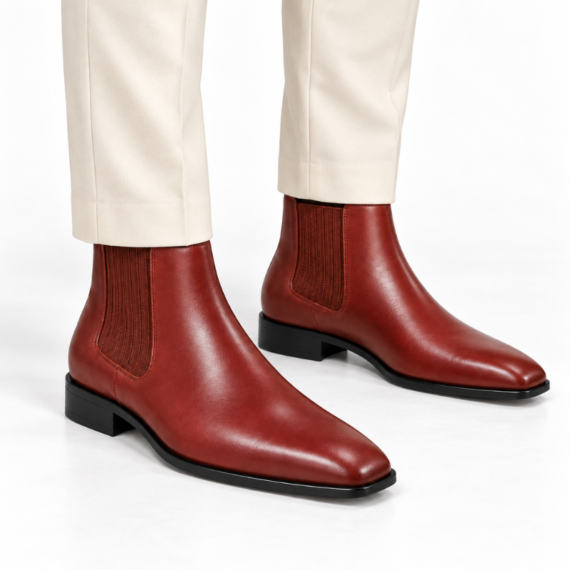 Ravello Square-Toe Chelsea Boots