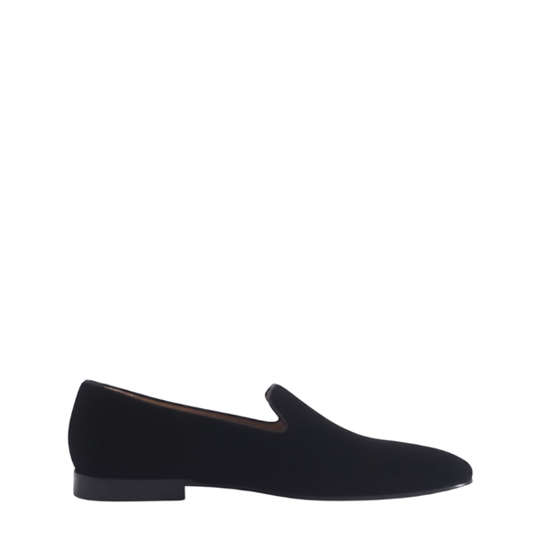 Refined Comfort Velvet Loafers Signature Statement