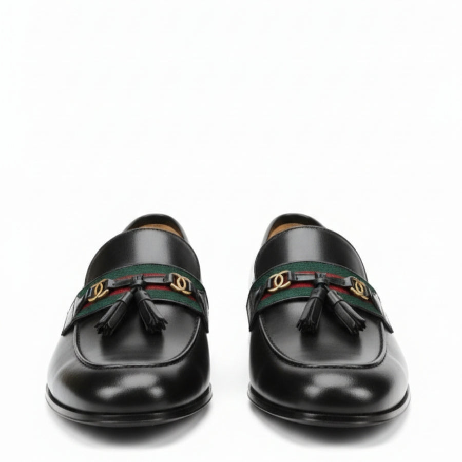 Regal Monaco Web Tassel Leather Loafers