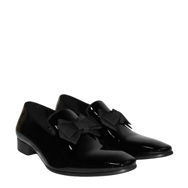 Regal Noir Bow Patent Loafers