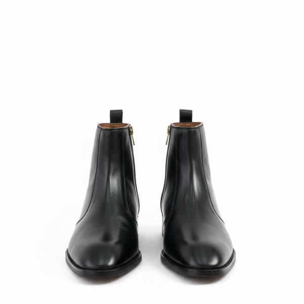 Regalia Metallic Heel Signature Chelsea Boots