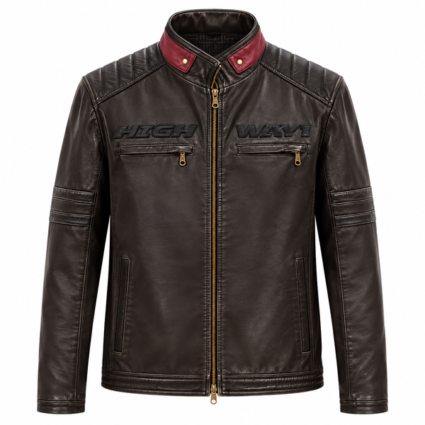Roadcrest Luxury Leather Racer Jacket