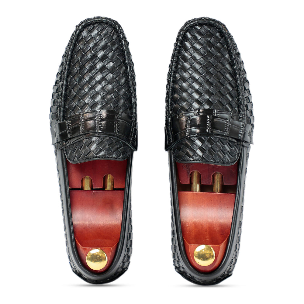 Ross Weavad Leather Shoes