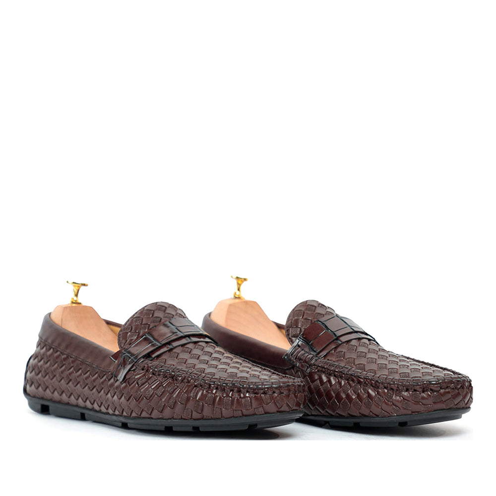 Ross Weavad Leather Shoes
