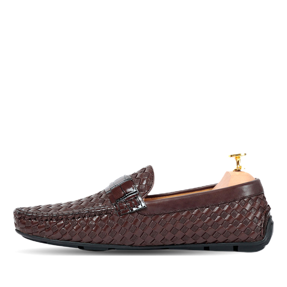 Ross Weavad Leather Shoes