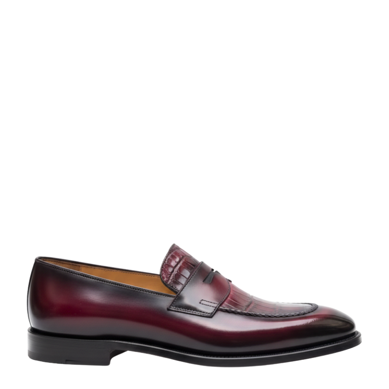 Eminence Regal Croc Penny Loafer