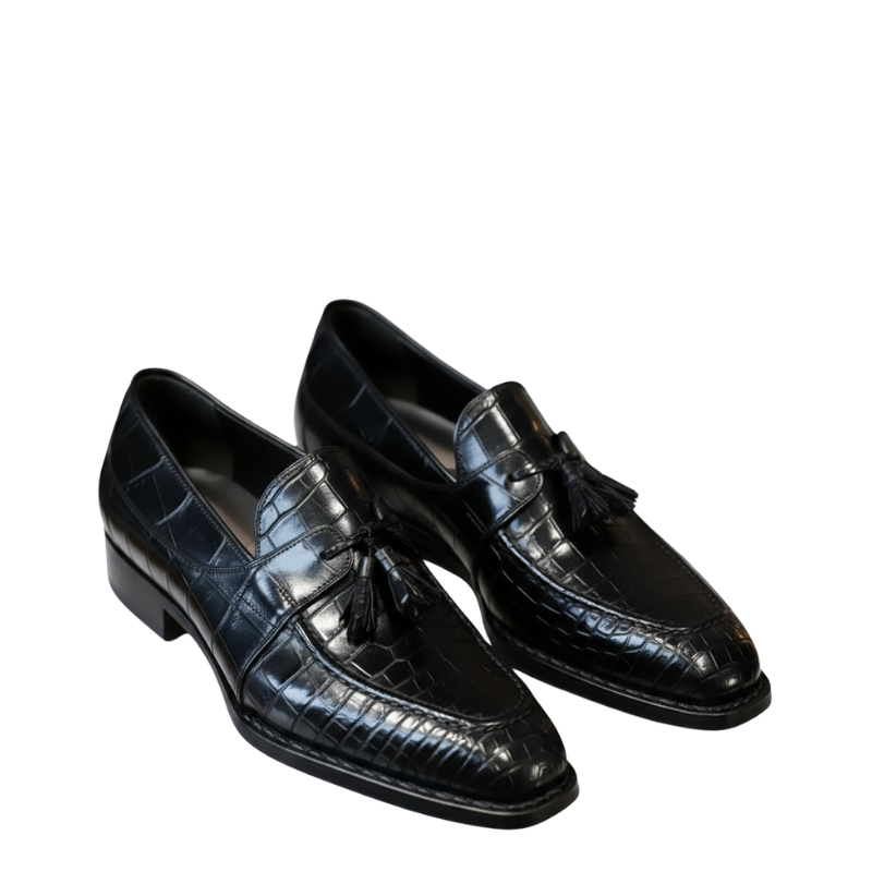 Royal Croc Tassel Signature Loafers