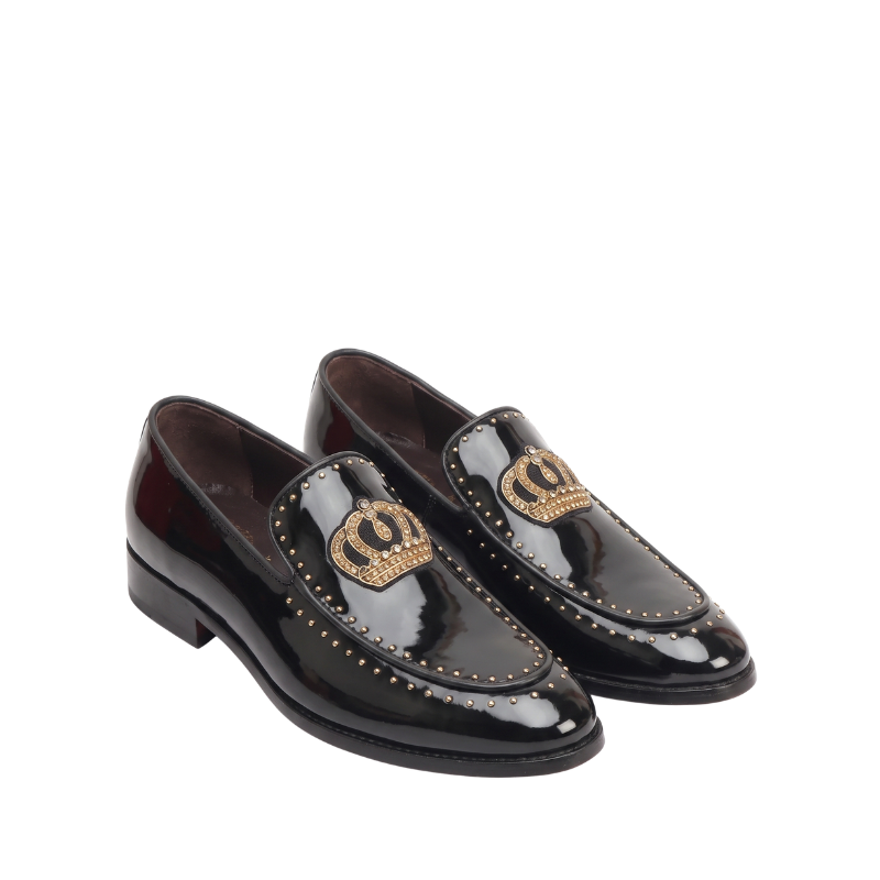 Royal Crown Patent Leather Loafers