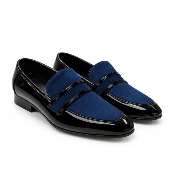 Royale Suede Double Strap Loafers