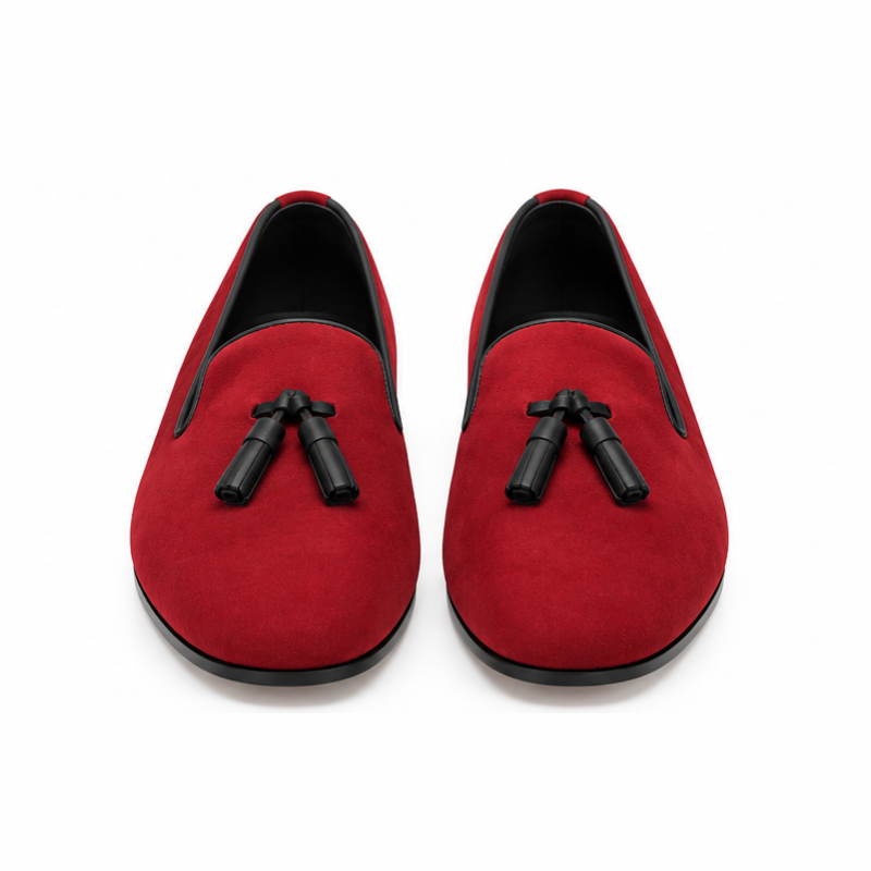 Royale Suede Tassel Loafers