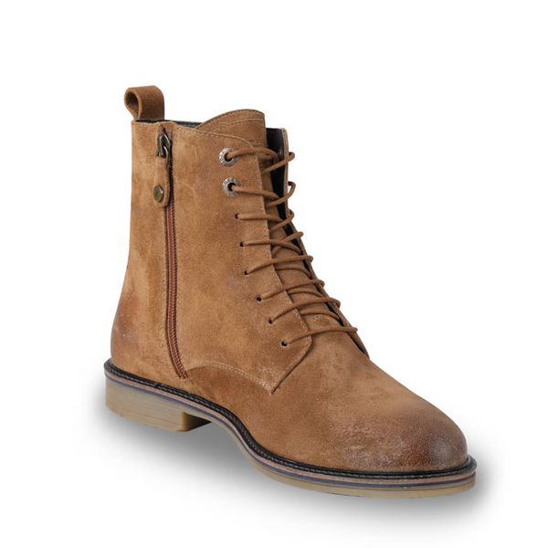 Classic Rugged Suede Lace up Boots