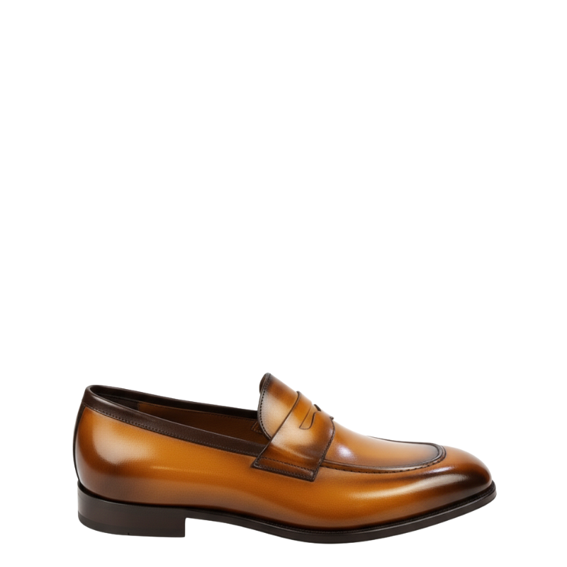 Classic Siena Burnished Penny Loafers