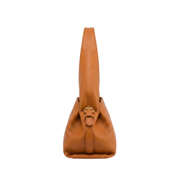 Sienna Dumpling Soft Leather Shoulder Bag - Tan