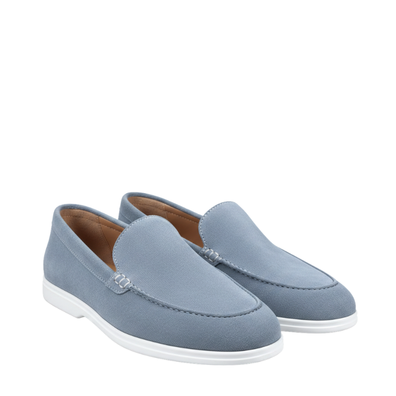 Signature Style Soft Suede Leather Loafers