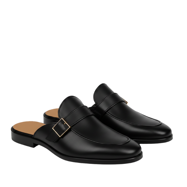Single Strap Elegant Mule Tan