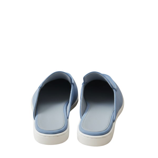 Azure Drift Suede Relaxed Fit Mule