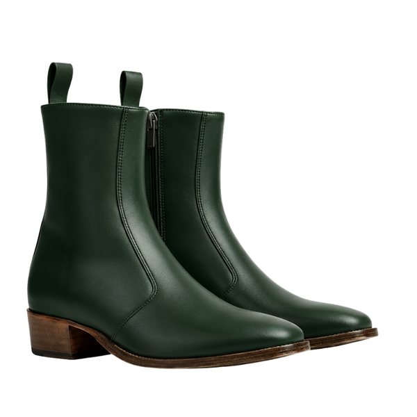 SleekCurve Side Zip Boot - Leather