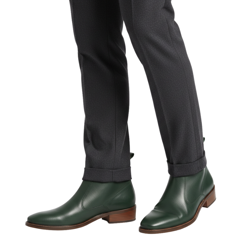 SleekCurve Side Zip Boot - Leather