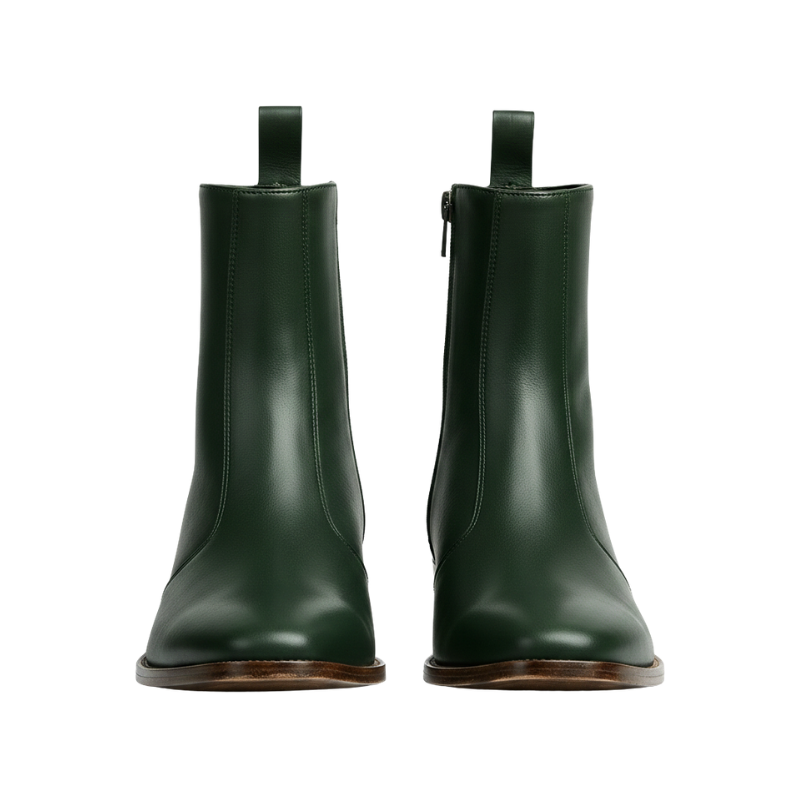 SleekCurve Side Zip Boot - Leather