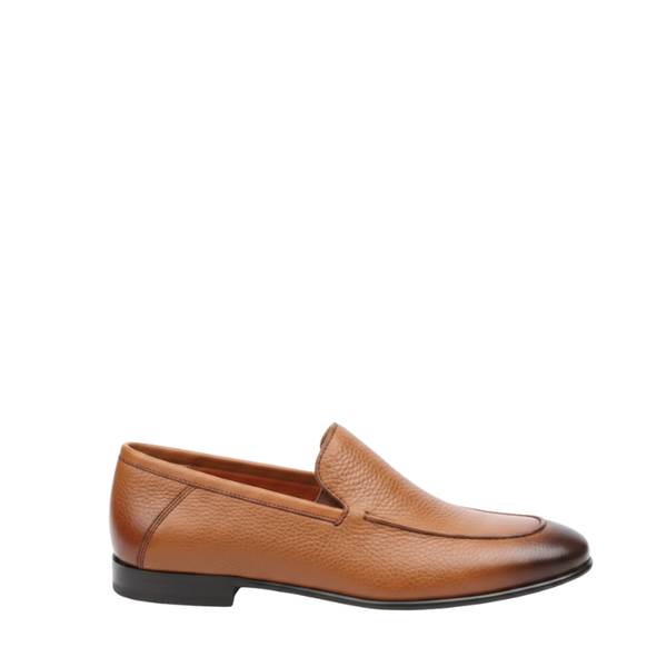 Smooth slip on silhouette Gradient Luxe Loafers - Brown