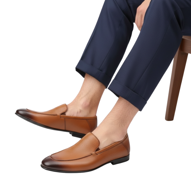 Smooth slip‑on silhouette Gradient Luxe Loafers