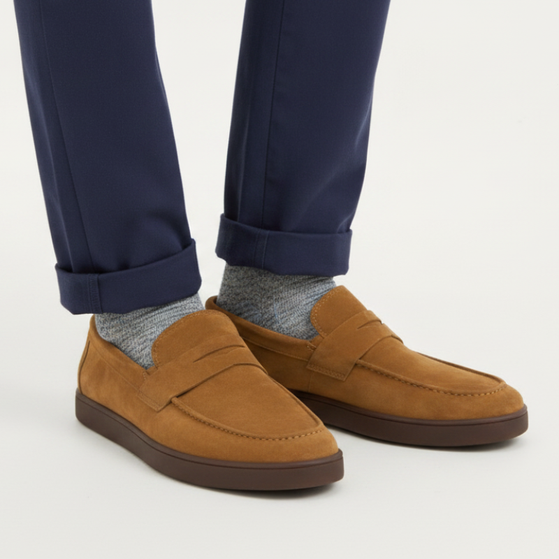 Soft Suede Casual Italian Craft Loafer