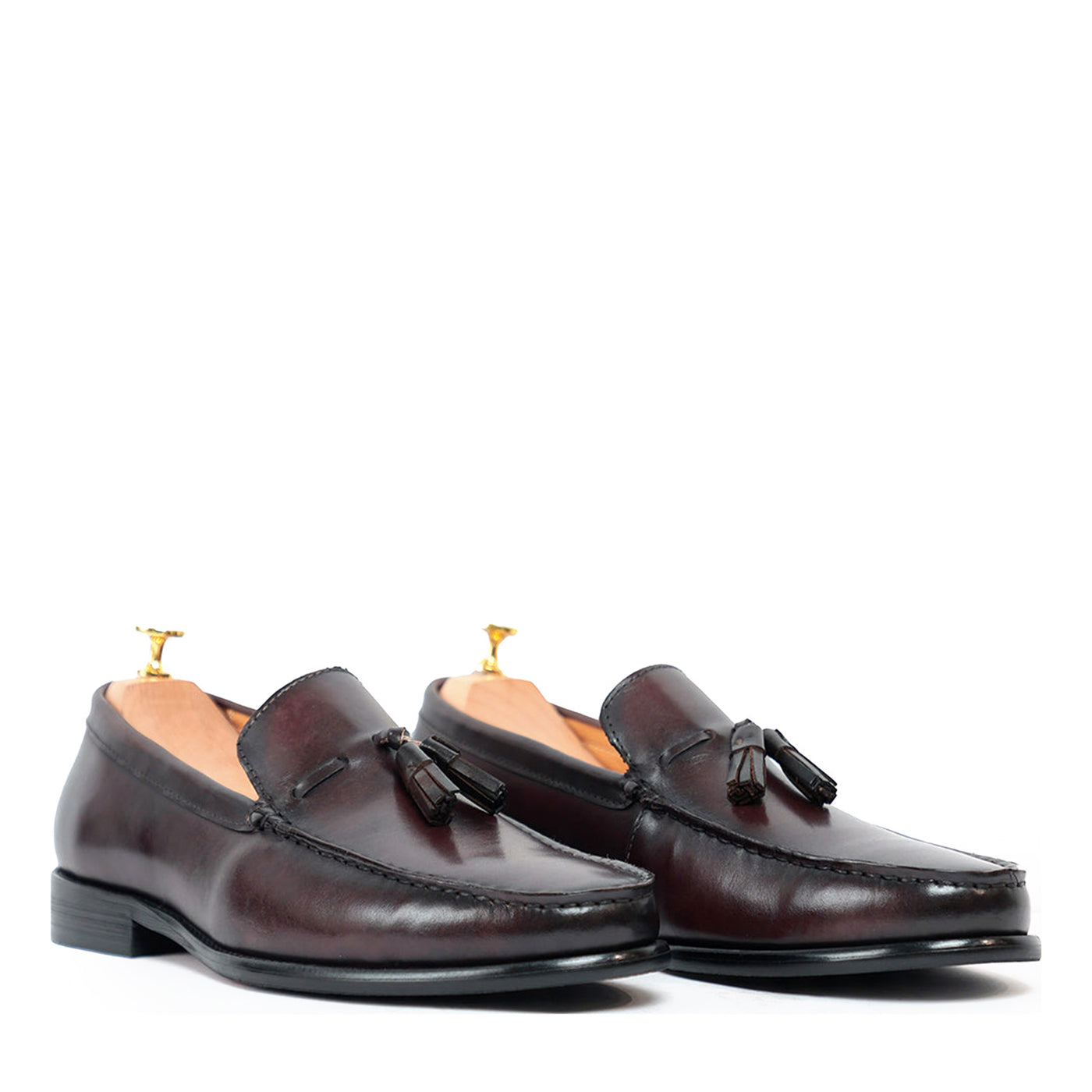 Selton Black Loafer Shoes