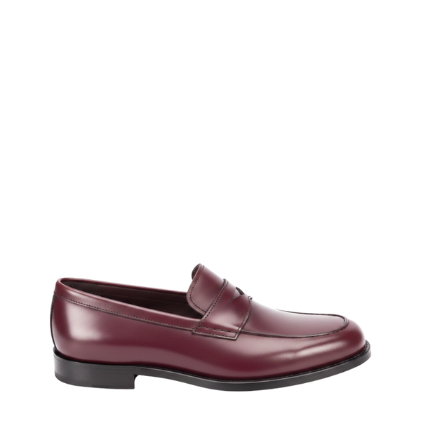 Sterling Edge Classic Penny Loafers - Burgundy