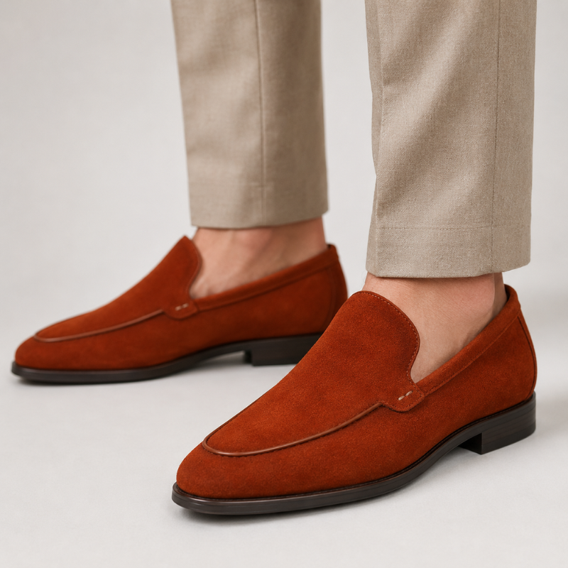 Sterling Suede Leather Loafers