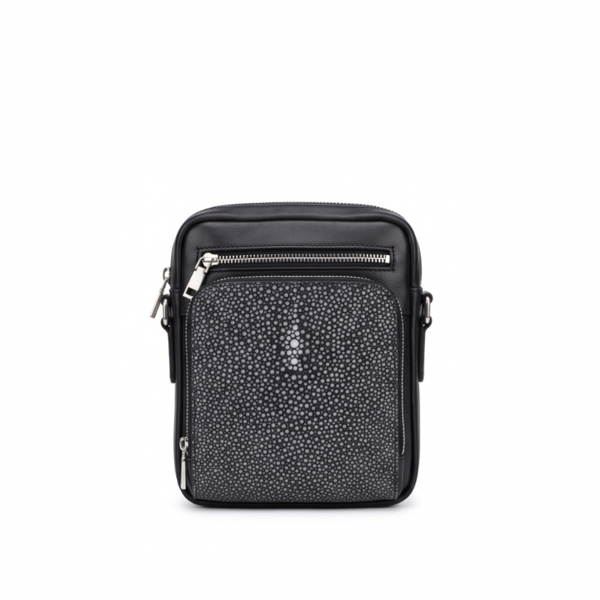 Stingray Texture Leather Crossbody Bag