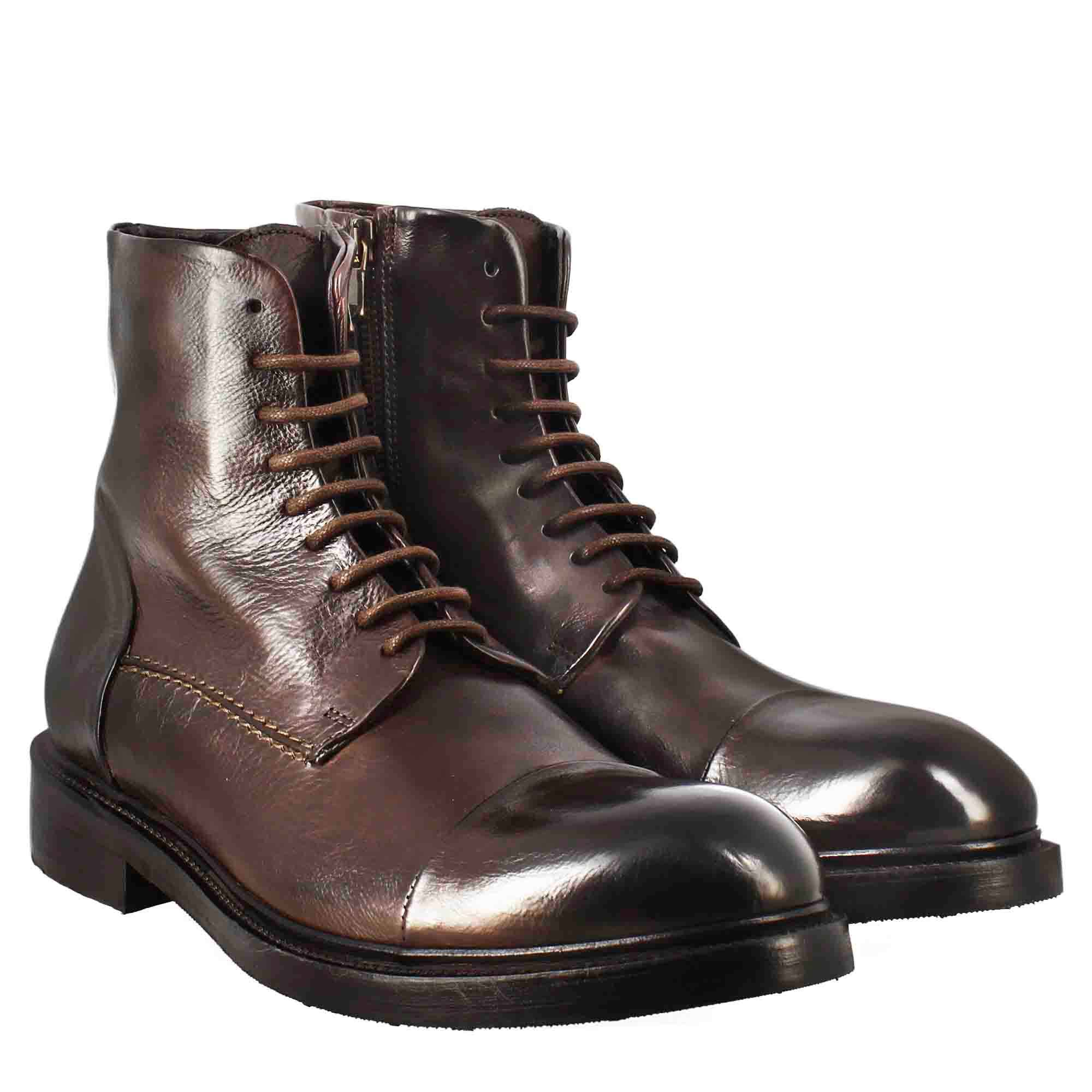 Dark Brown Amphibian Boots