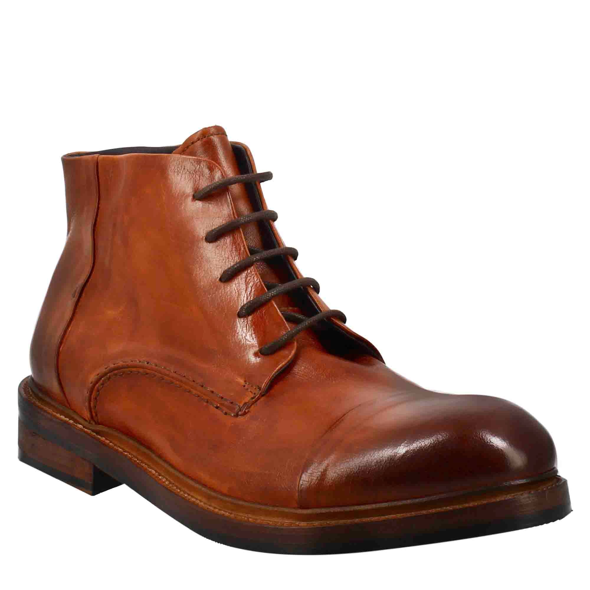 Coloured leather boots hotsell