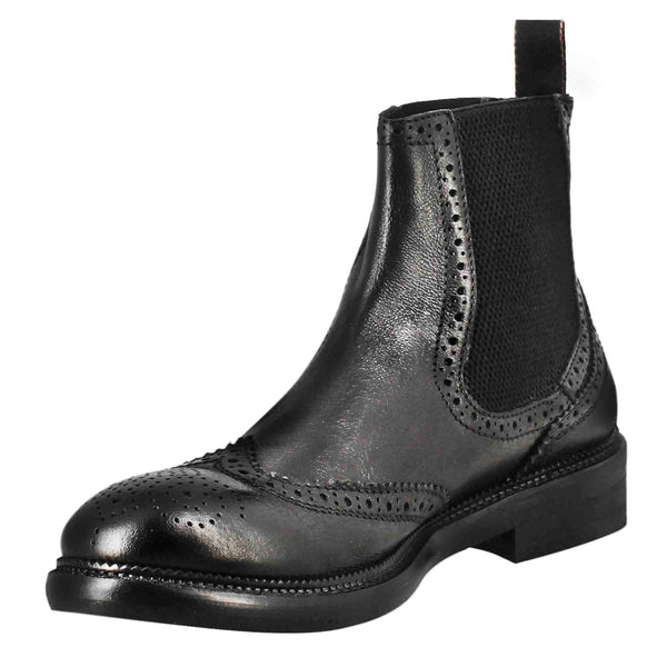 Mens candy chelsea boot in washed leather