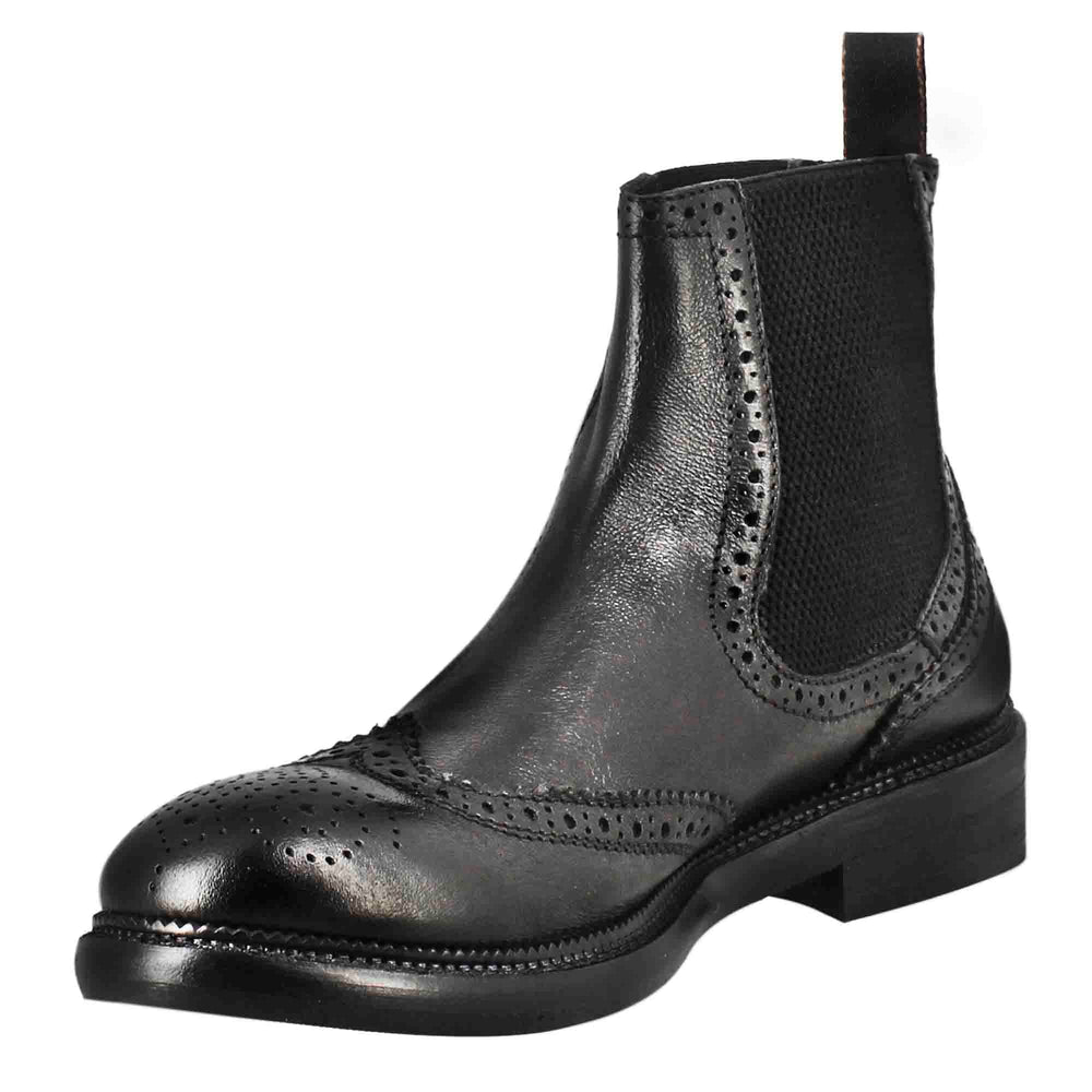 Mens candy chelsea boot in washed leather