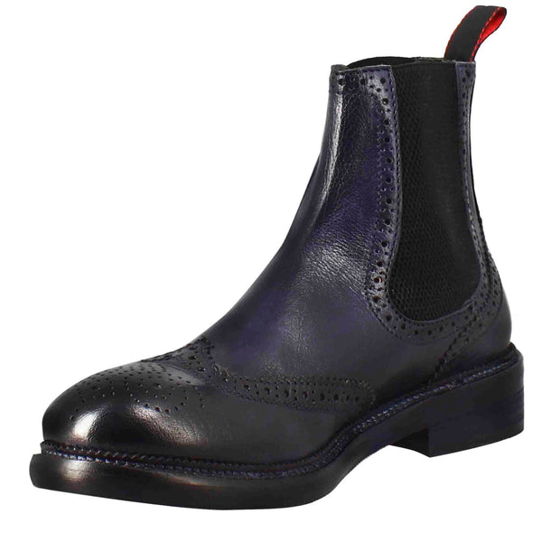 Men candy chelsea boot in washed leather