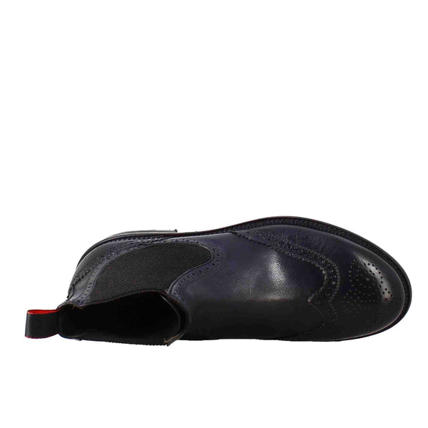 Men candy chelsea boot in washed leather