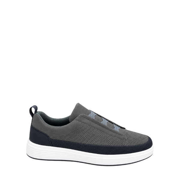Street Comfort Tripple Stitch Lace Sneakers - Slate Grey